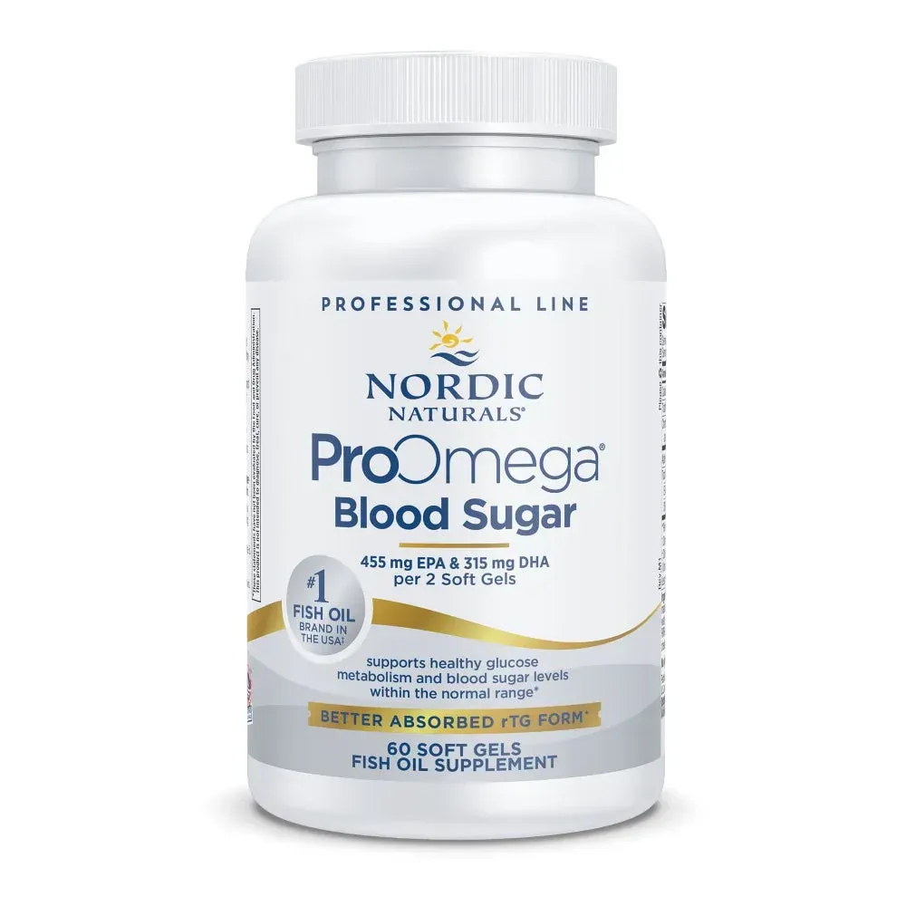 Nordic Naturals ProOmega Blood Sugar Unflavoured 60 softgels