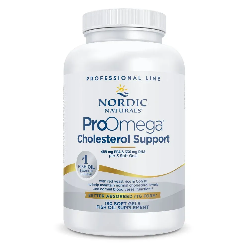 Nordic Naturals ProOmega Cholesterol Support Unflavoured 180 softgels