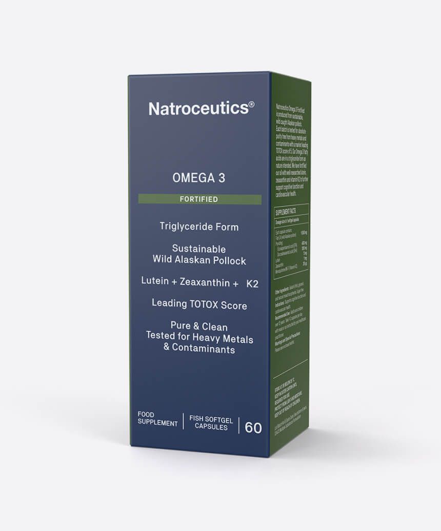 Natroceutics Omega 3 - Lutein Zeaxanthin K2 (Fortified) 60 soft gels