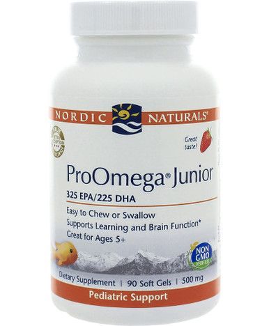 Nordic Naturals ProOmega Junior Strawberry 90 softgels