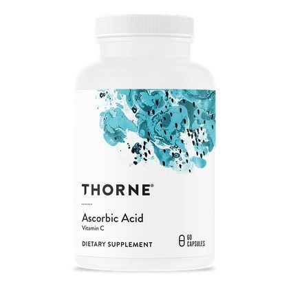 Thorne Vitamin C 1,000mg 60 capsules (Formerly Ascorbic Acid)