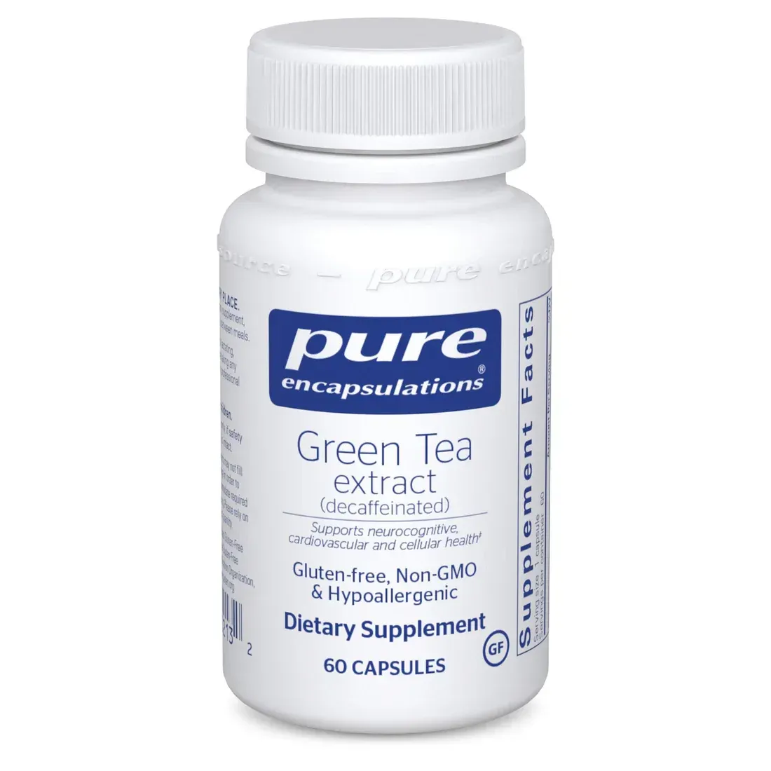 Pure Encapsulations Green Tea Extract (decaffeinated) 60 capsules