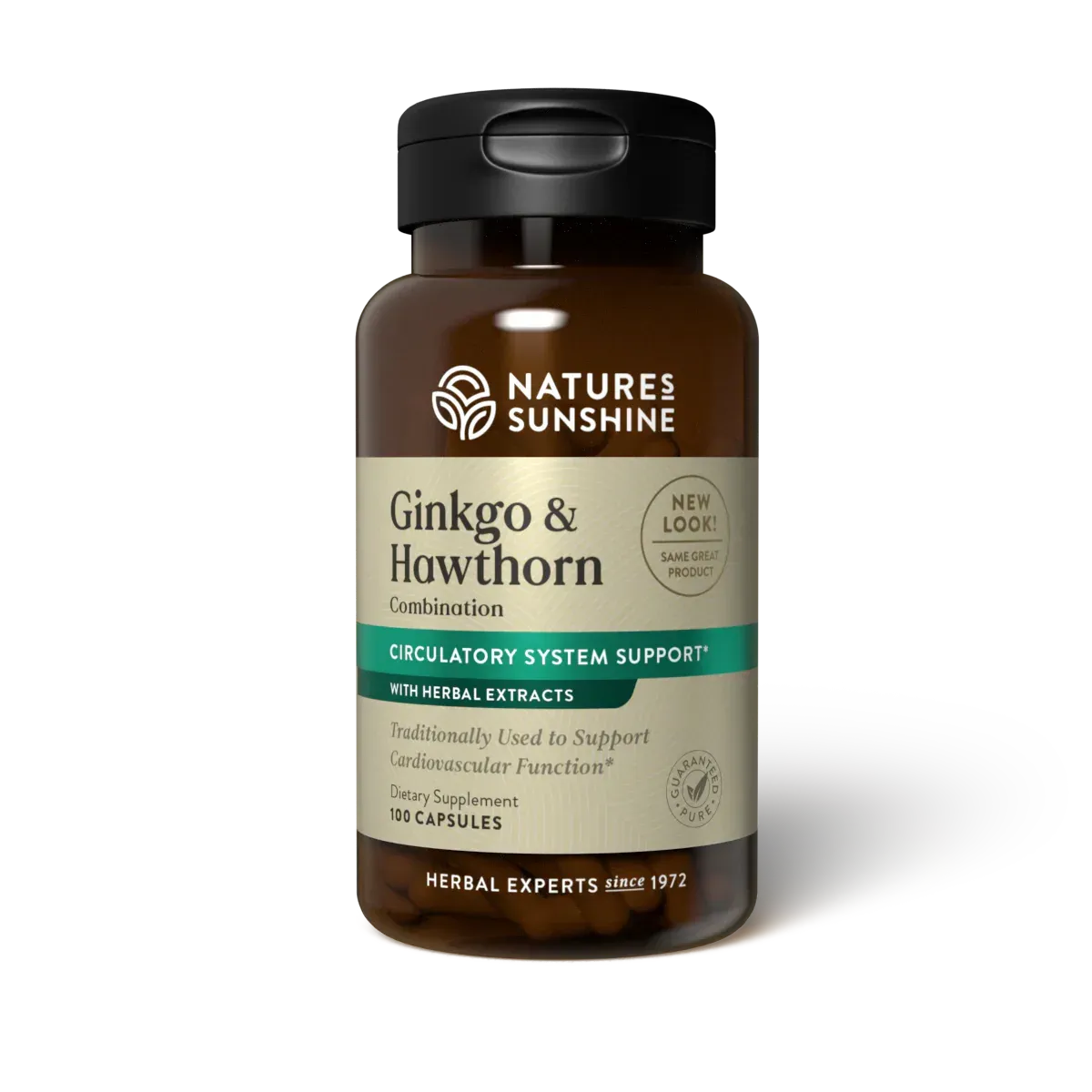 Nature's Sunshine Ginkgo & Hawthorn 100 capsules