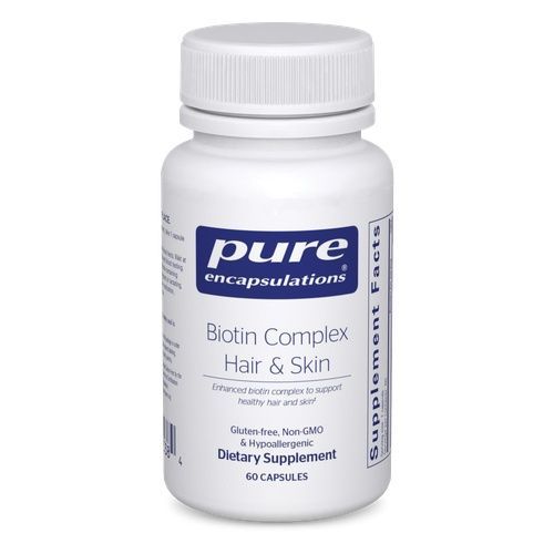 Pure Encapsulations Biotin Complex Hair & Skin 60 capsules