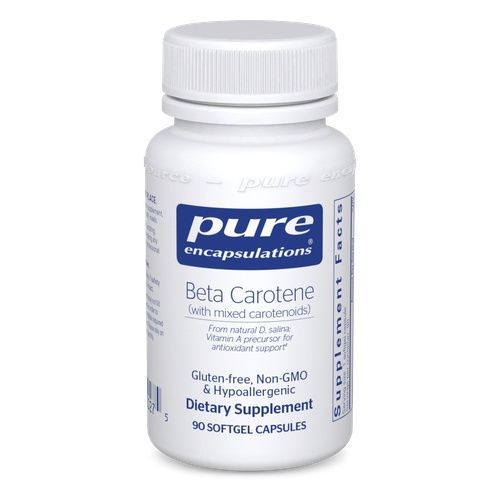 Pure Encapsulations Beta Carotene (with mixed carotenoids) 90 soft gels