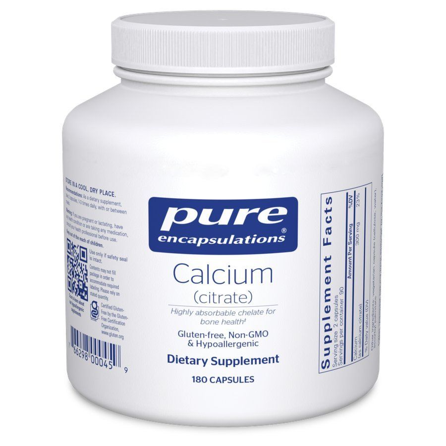Pure Encapsulations Calcium (citrate) 180 capsules
