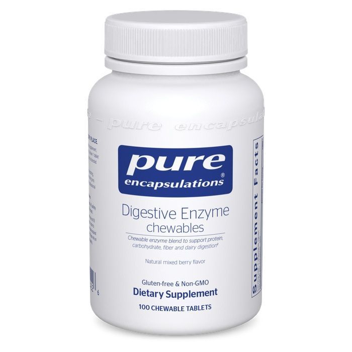 Pure Encapsulations Digestive Enzyme chewables 100 tablets