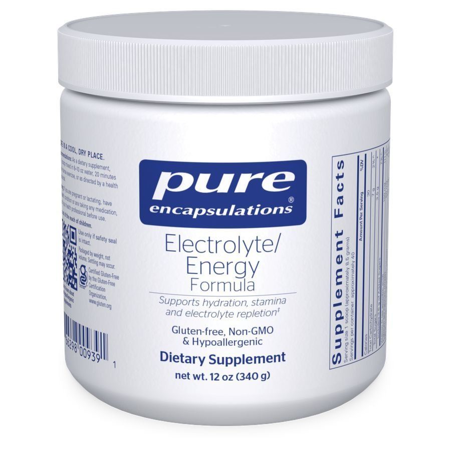 Pure Encapsulations Electrolyte/Energy Formula
340g (approx 40 serves)