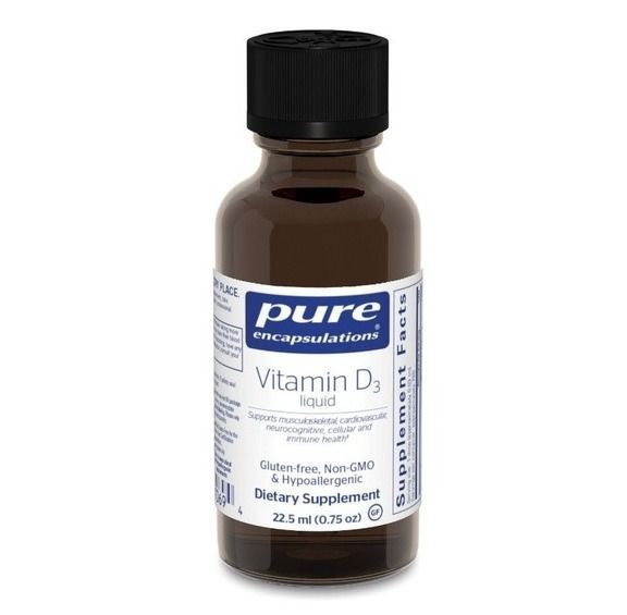 Pure Encapsulations Vitamin D3 Liquid
22.5ml (approx 750 serves)