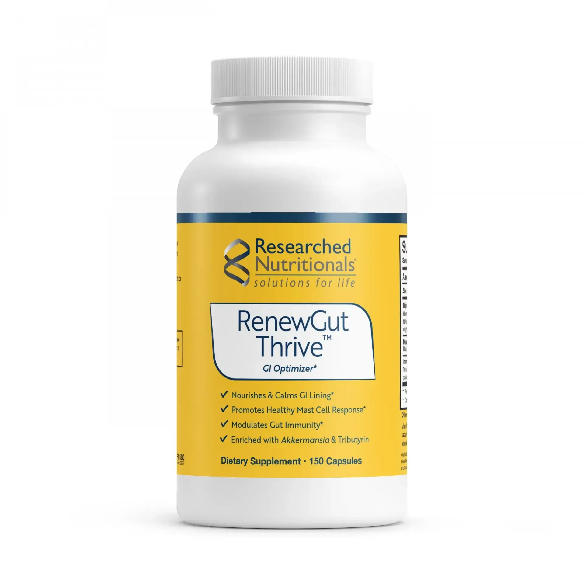 Researched Nutritionals RenewGut Thrive 150 capsules
