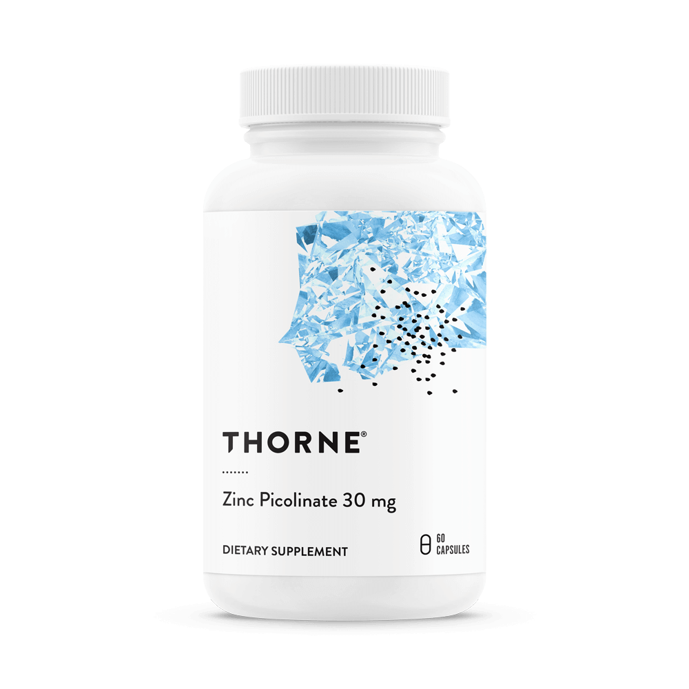 Thorne Zinc Picolinate 30mg 60 capsules