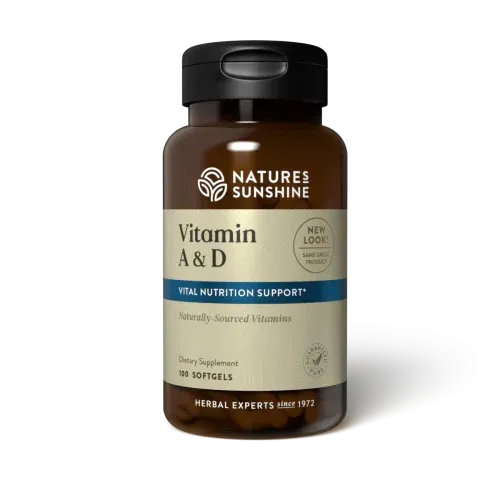Nature's Sunshine Vitamin A & D 100 capsules