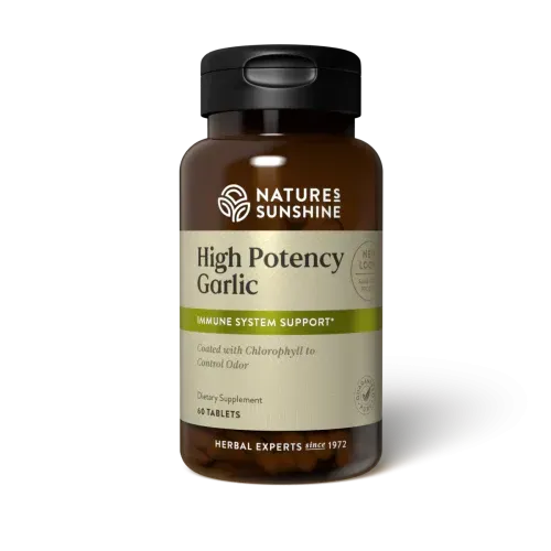 Nature's Sunshine Garlic - High Potency 60 tablets