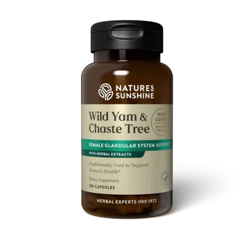 Nature's Sunshine Wild Yam/Chaste Tree 100 capsules