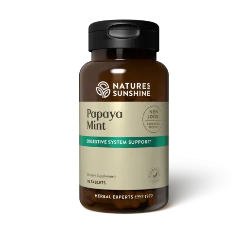 Nature's Sunshine Papaya Mint Chewables 70 tablets