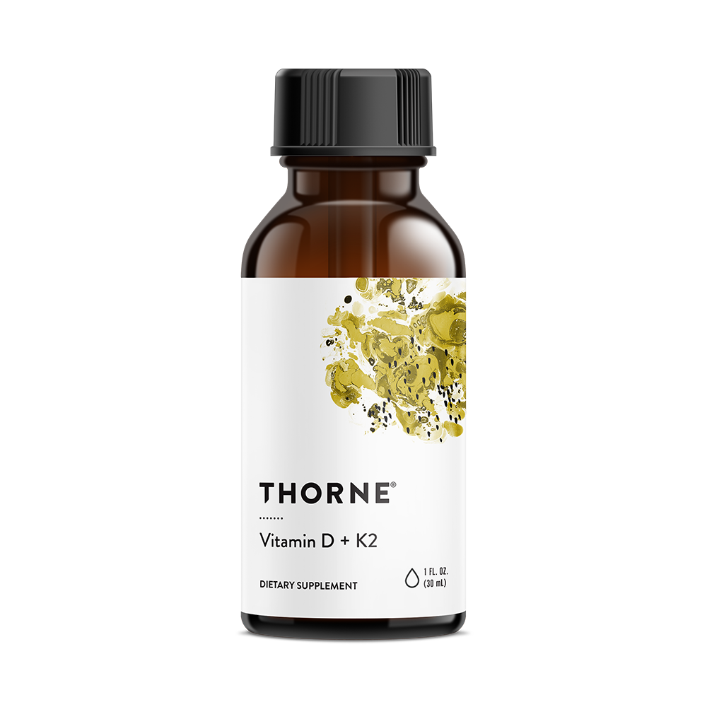 Thorne Vitamin D + K2 Liquid 30ml (600 serves)