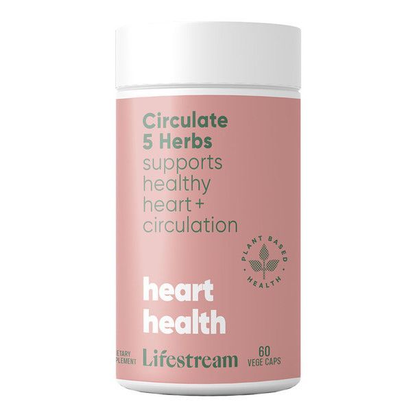Lifestream Circulate 5 Herbs 60 vege capsules