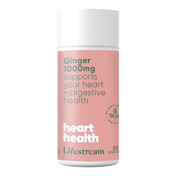 Lifestream Ginger 1000mg 60 vege capsules
