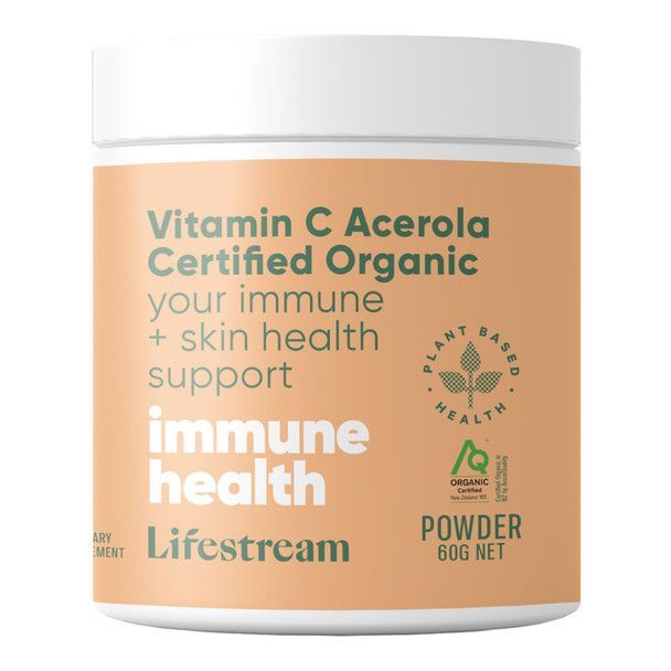 Lifestream Vitamin C Acerola Certified Organic 60g
