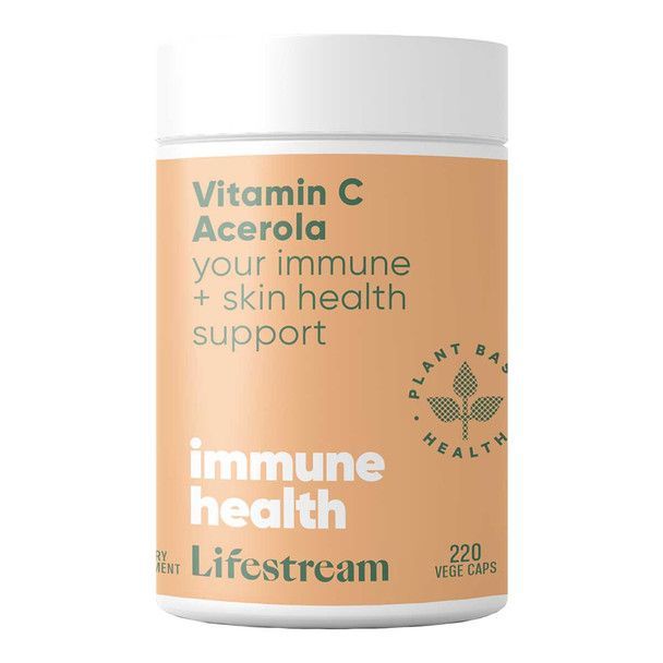 Lifestream Vitamin C Acerola vege capsules