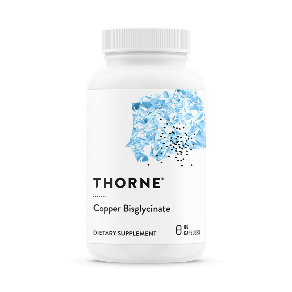 Thorne Copper Bisglycinate 60 capsules
