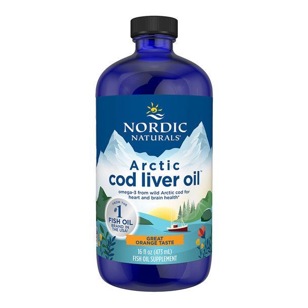 Nordic Naturals Arctic Cod Liver Oil Liquid Orange 473 ml