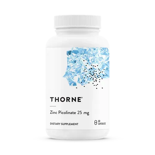 Thorne Zinc Picolinate 25mg 180 capsules