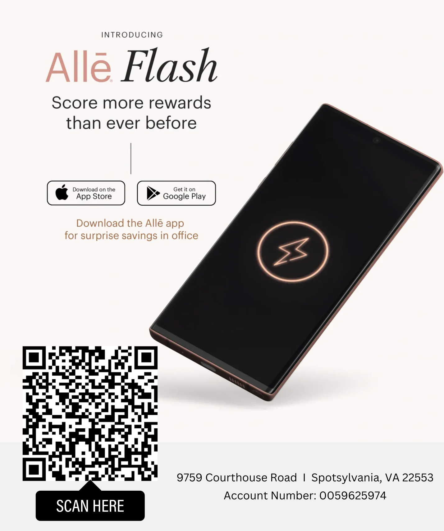 Download the Alle app for surprise savings in office