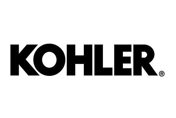 The kohler logo is black and white on a white background.