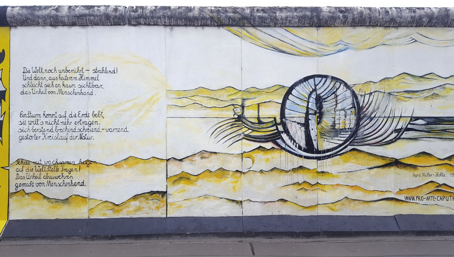 East Side Gallery Berliner Mauer. East Side Gallery. Gemischte Gefühle