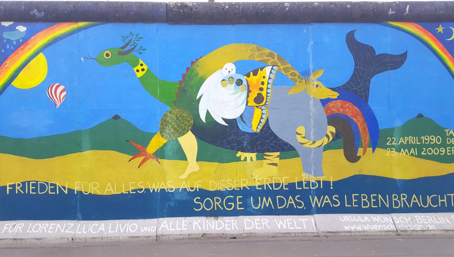 East Side Gallery Berliner Mauer. East Side Gallery.