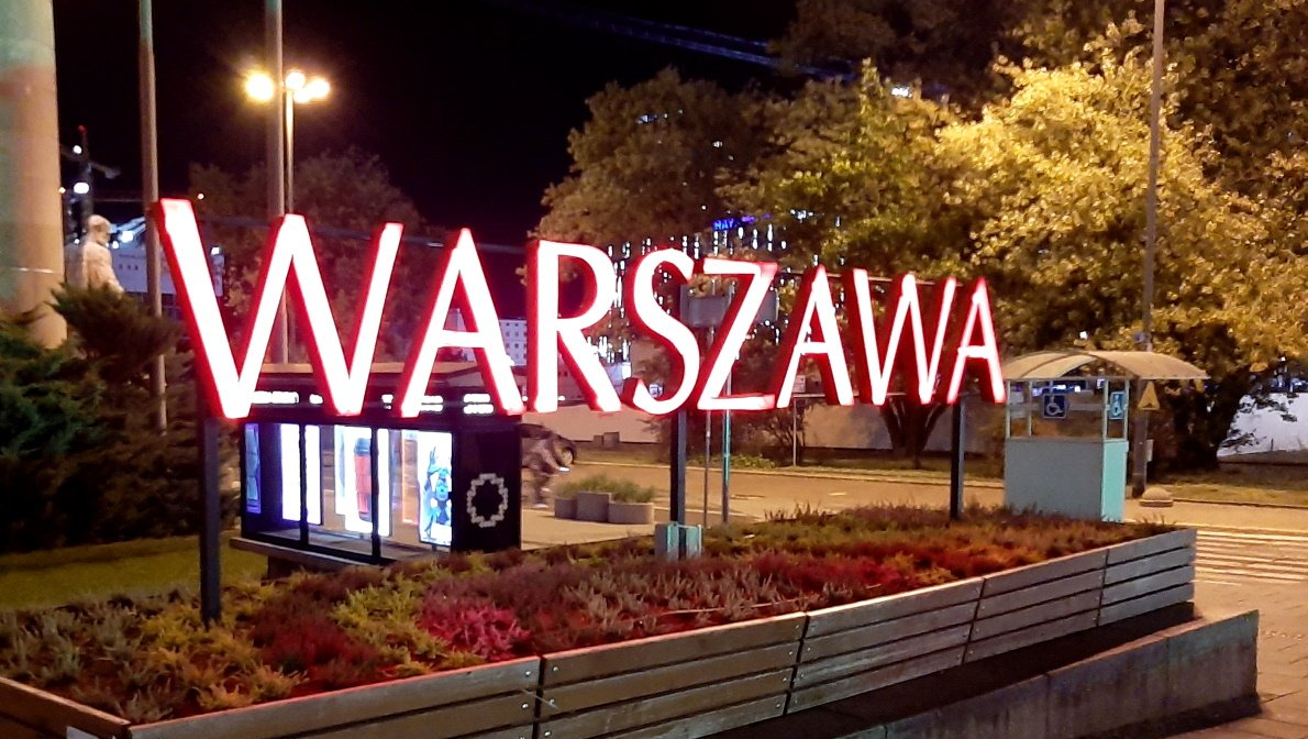 Warschau Warschau bei Nacht