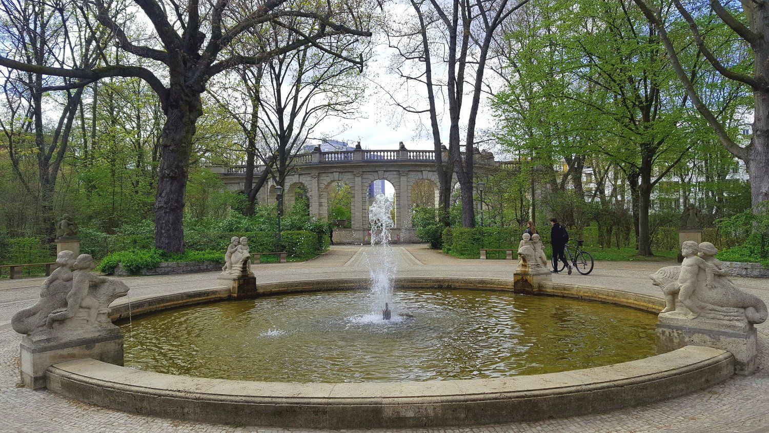 Märchenbrunnen Volkspark Friedrichshain in Berlin. Märchenbrunnen