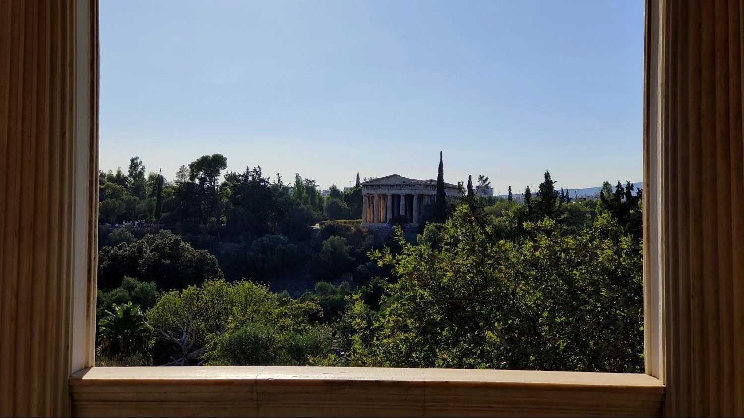 Agora in Athen Aussicht Agora in Athen Aussicht