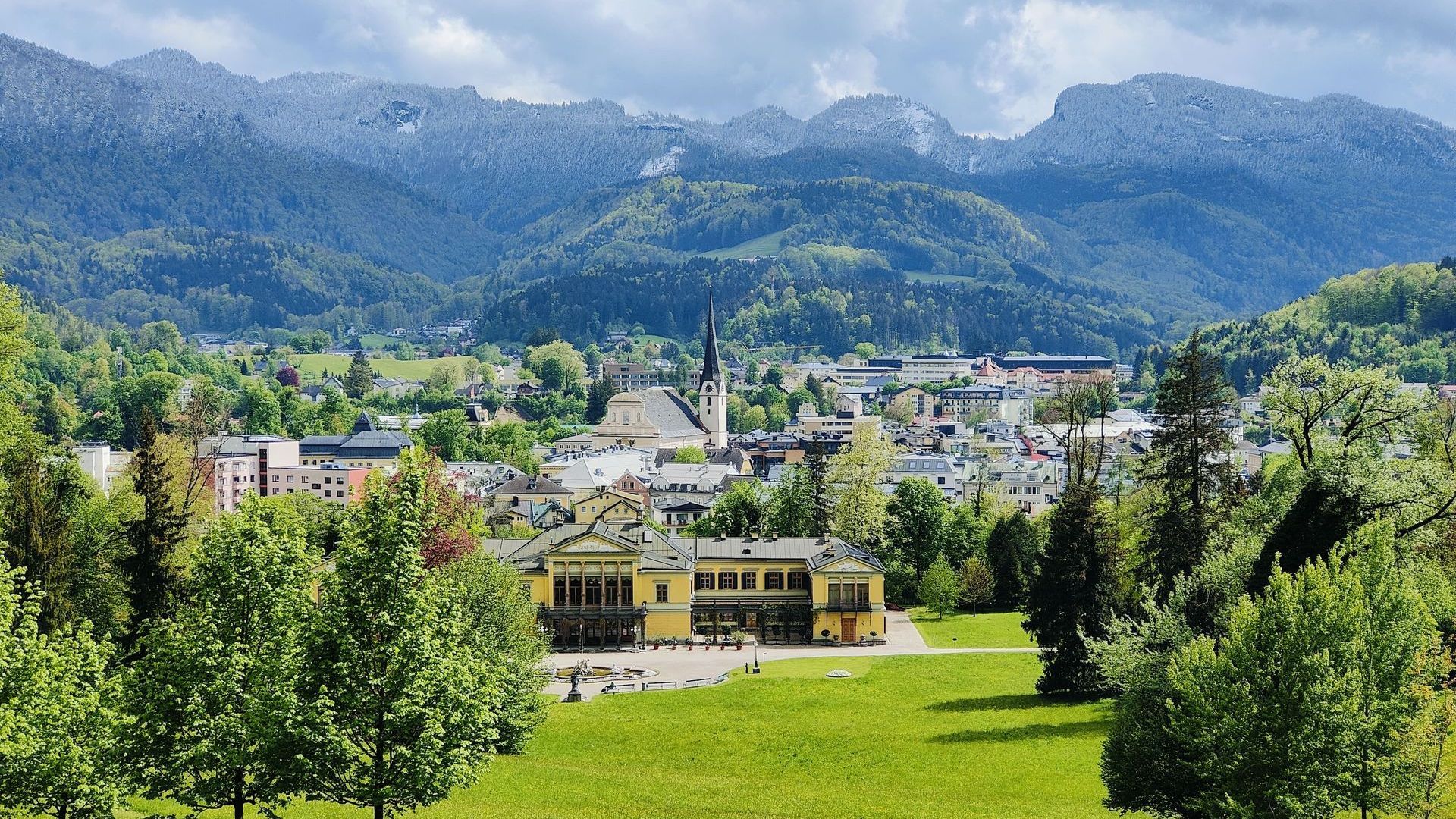 Bad Ischl Aussicht vom Kaiserpark