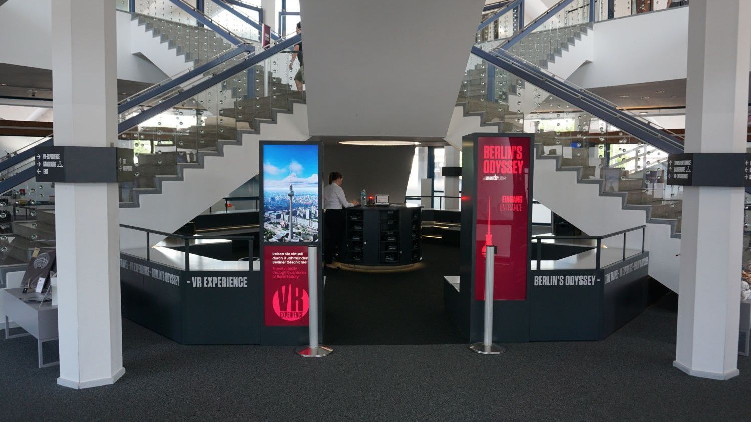Eingangsbereich Fernsehturm Berlin's Odyssee VR Experience