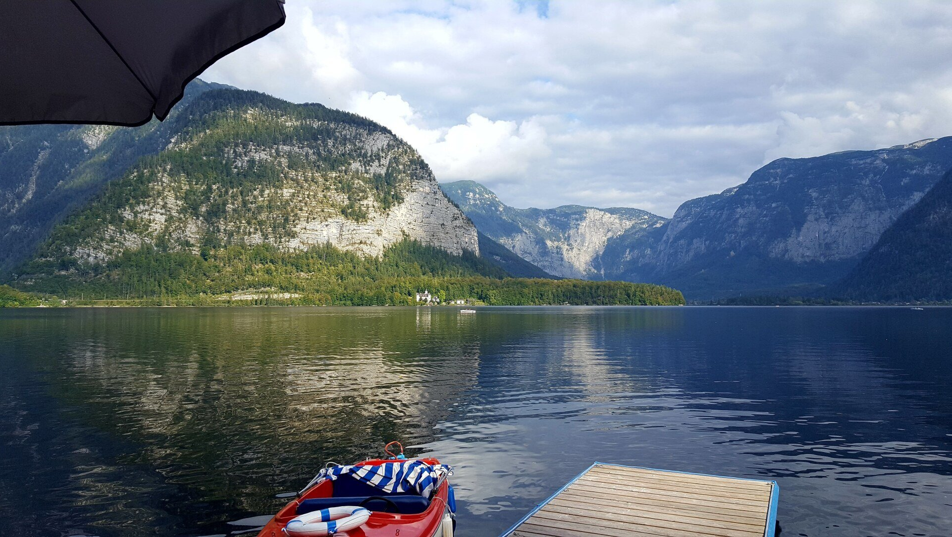 Hallstätter See See Österreich. Hallstatt. Aussicht. Salzwelten Hallstatt