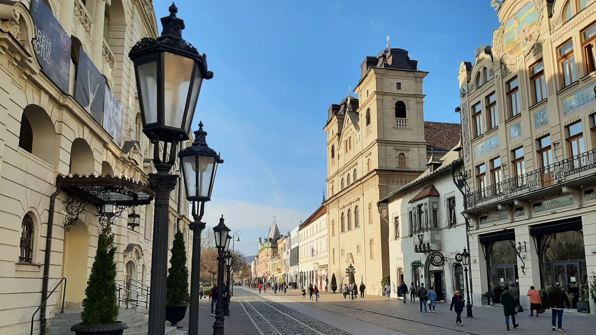 Historisches Zentrum Košice Historisches Zentrum mit Blick auf die Jesuitenkirche