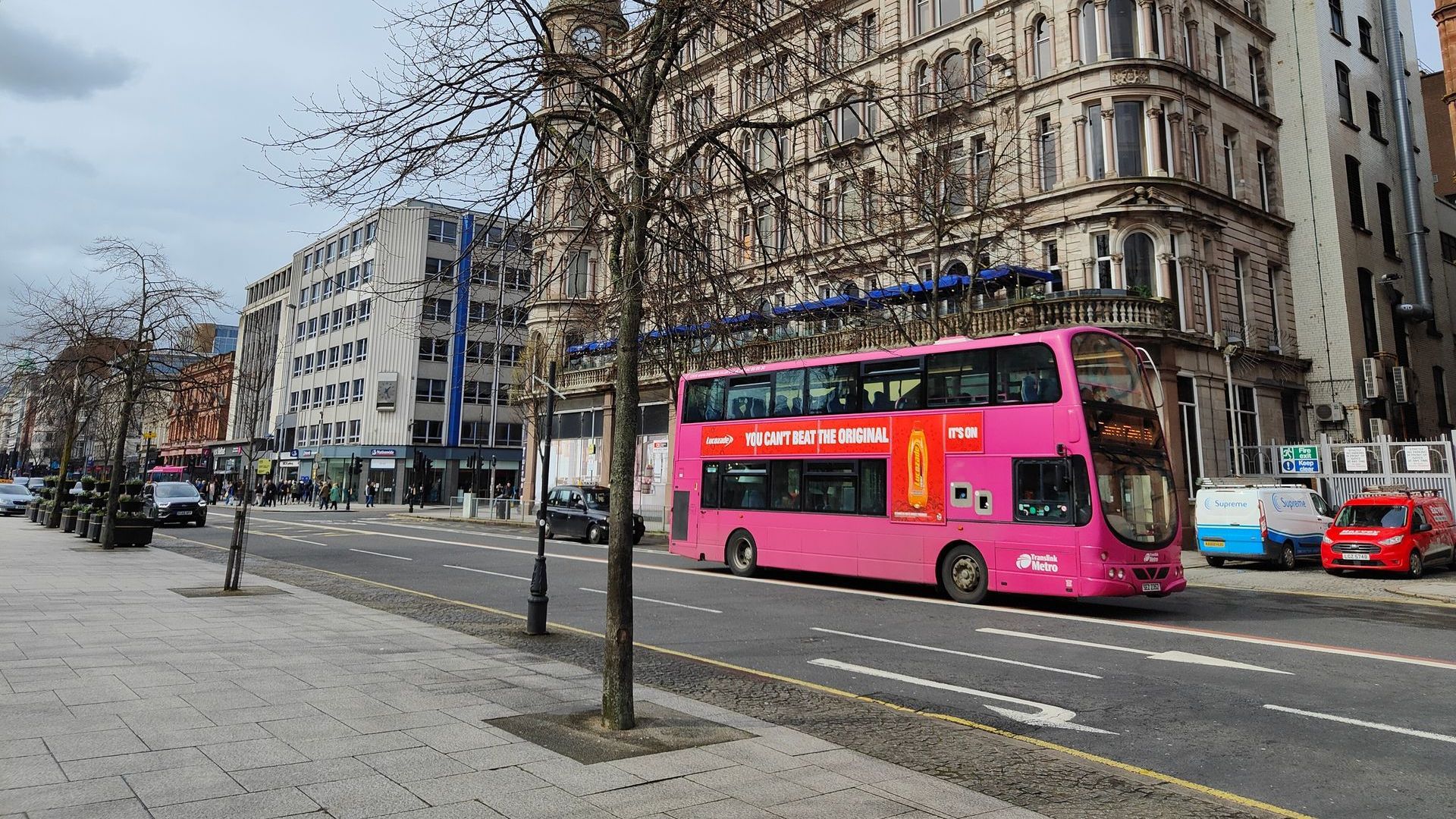 Belfast Metro Bus Belfast Metro Bus Donegall Square