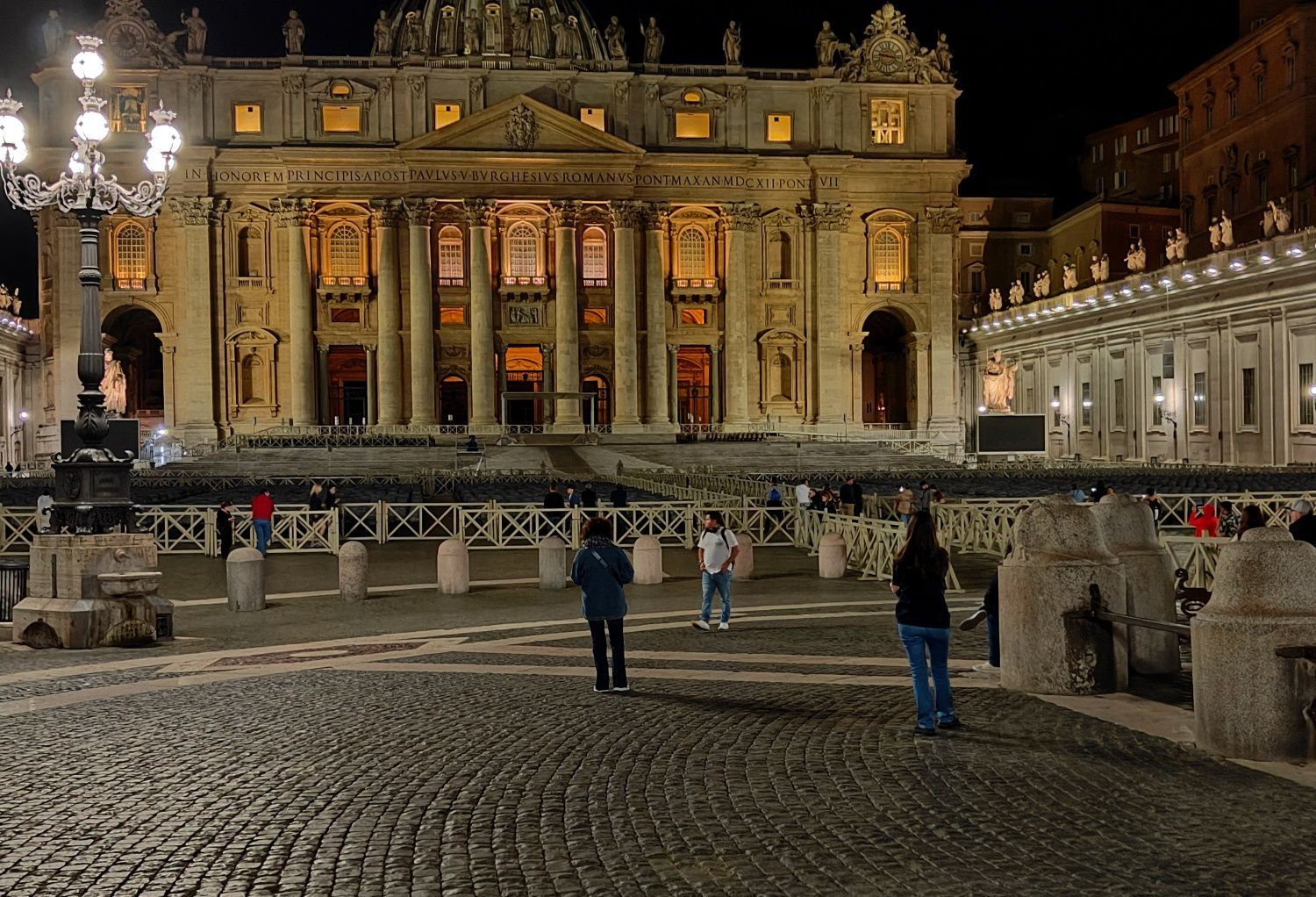 Der Petersplatz in Rom