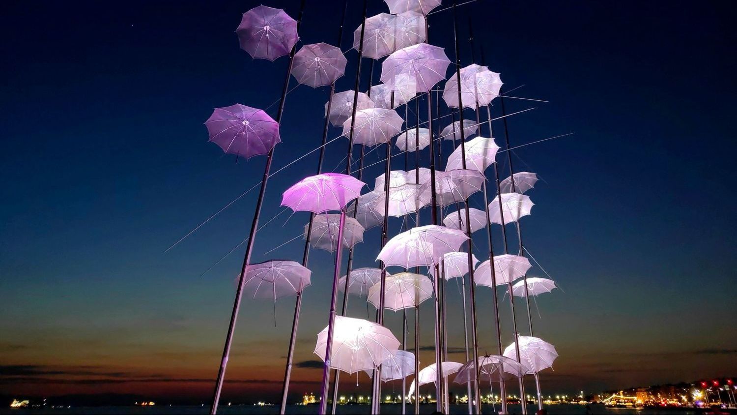 Regenschirm Installation Thessaloniki Regenschirm Installation Thessaloniki