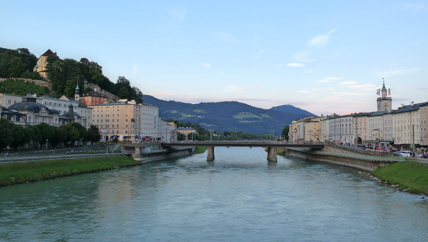 Salzburg Aussicht Sommer Berge