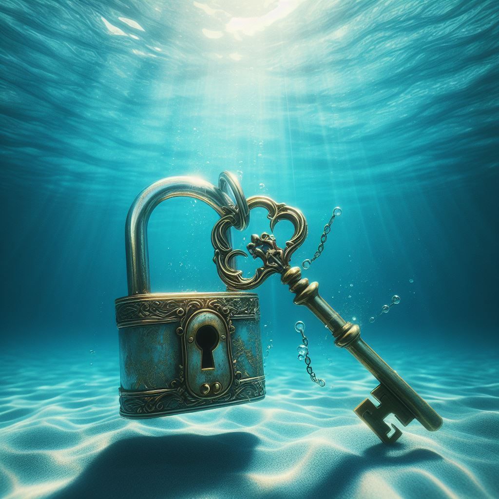 Key And Lock Under Water | Aberdeen Locksmith | AK24HOUR