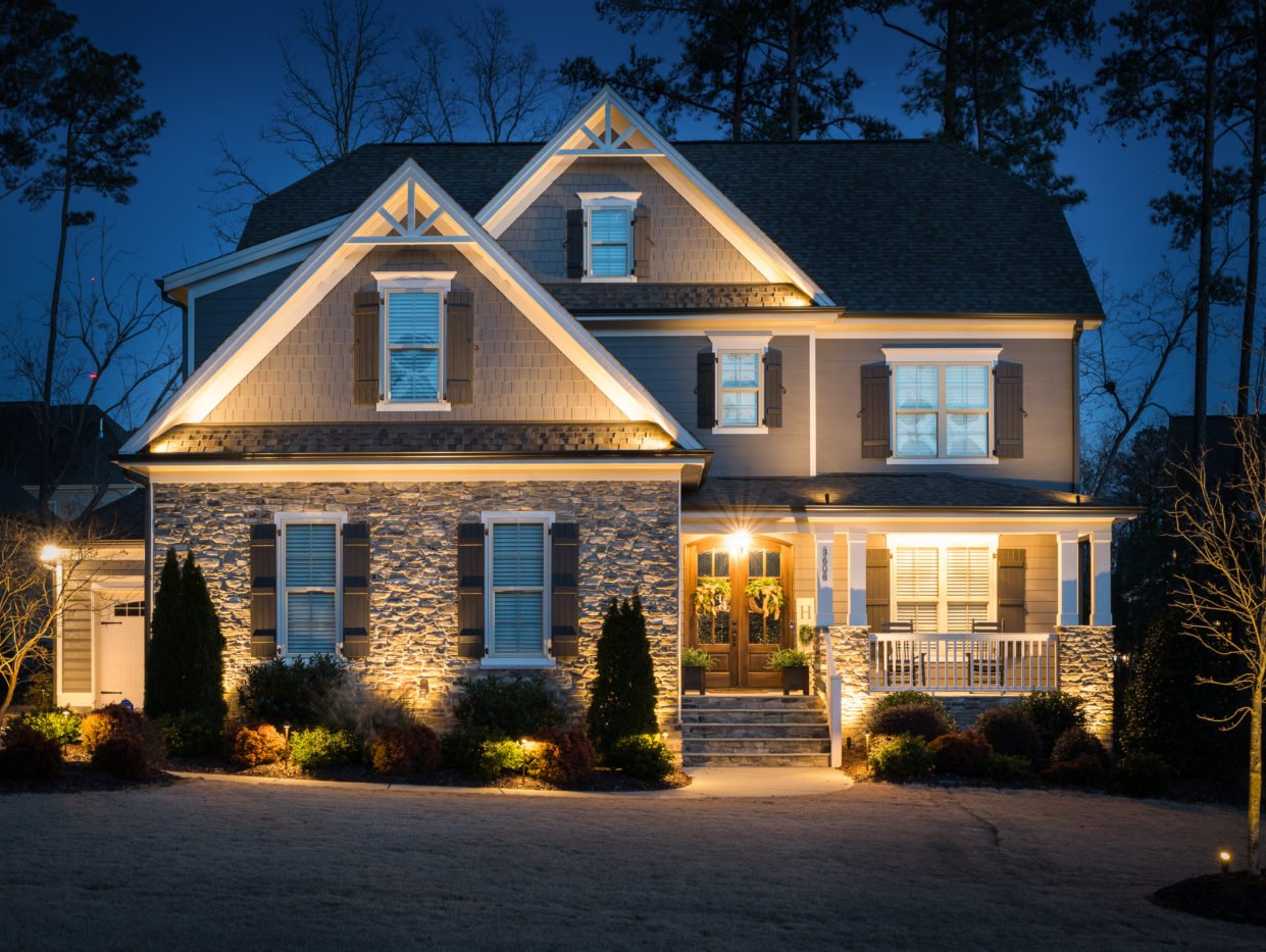 Lighting on house