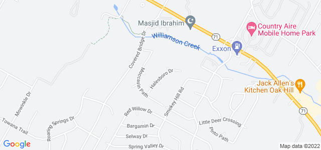 Map of business location