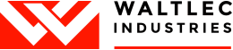 Reliable Electrician In Townsville A red and white logo for waltlec industries