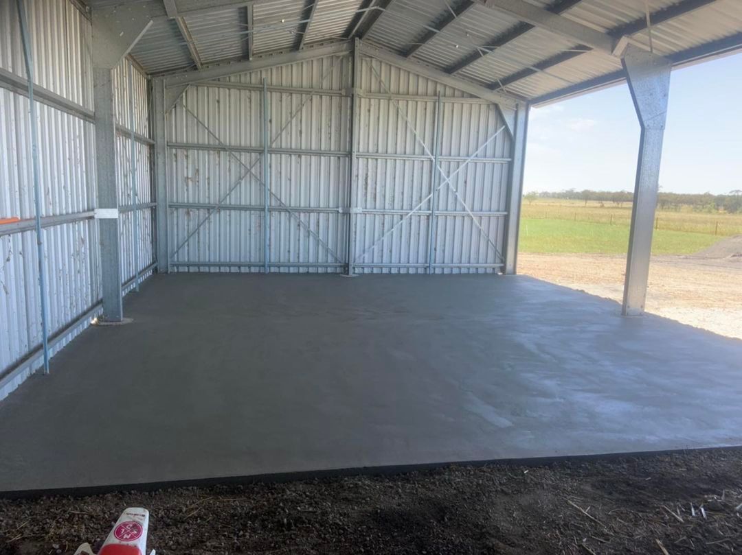 There Is a Concrete Floor in The Middle of A Building  — Pedro's Concreting in Pittsworth, QLD