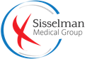 A sisselman medical group logo with a red cross in a blue circle