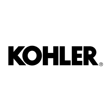 KOHLER logo in bold black letters on a white background