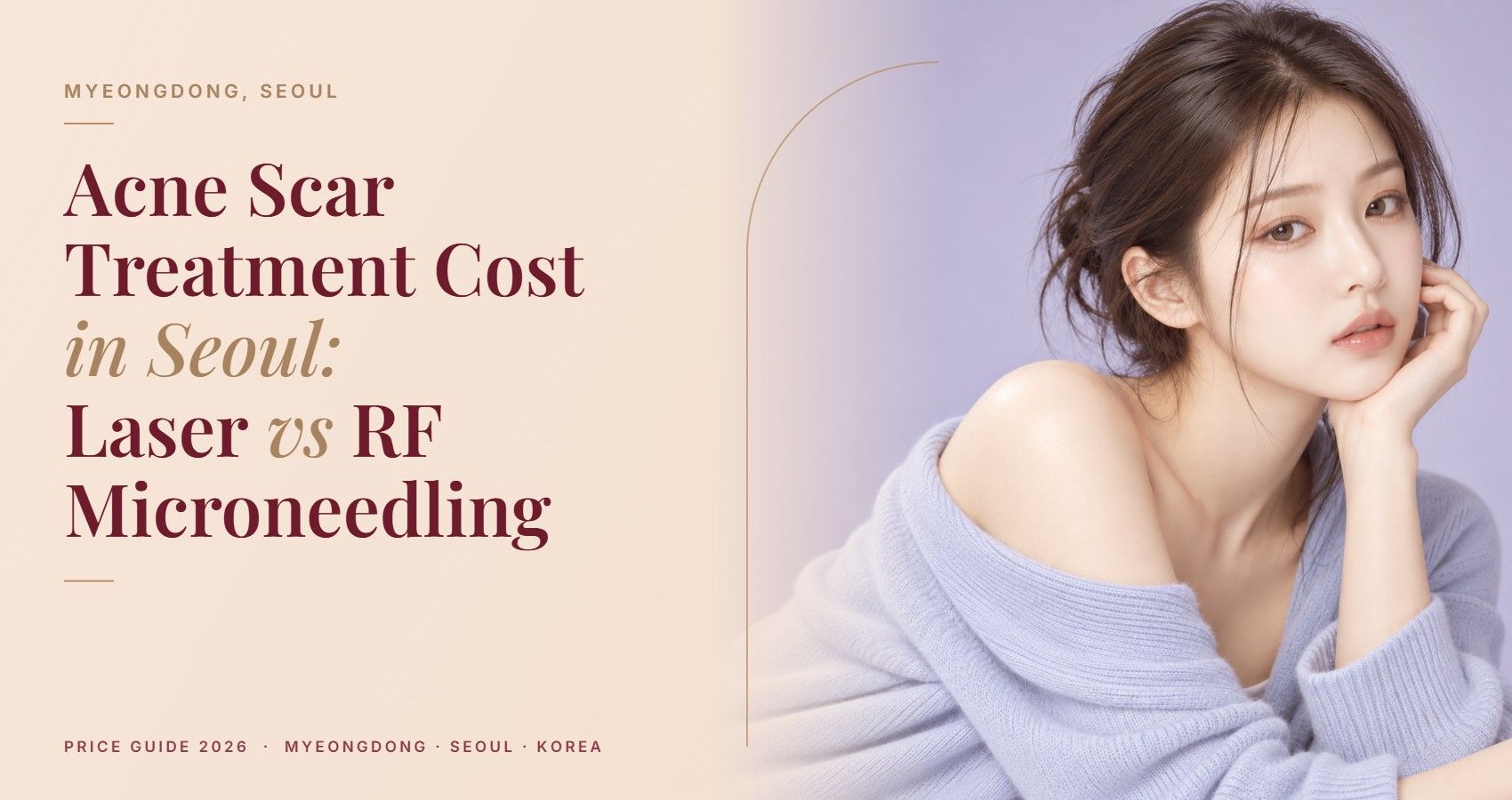 Acne Scar Treatment Cost in Seoul: Laser vs RF Microneedling — Myeongdong, Seoul